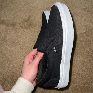 Black slip on Vans size 6.5
